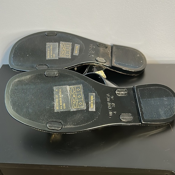 NWOT Bamboo Rhinestone Slides Size 6 - Picture 6 of 7